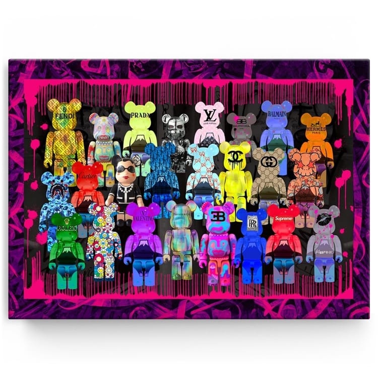 Artmazing Leinwandbild The Bears