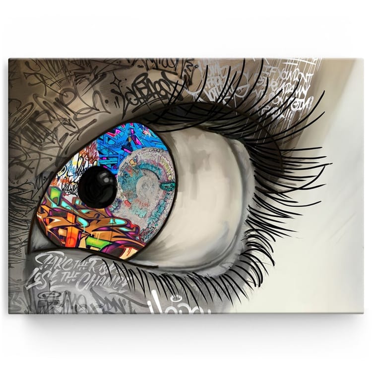 Artmazing Leinwandbild The Eye of the Artist