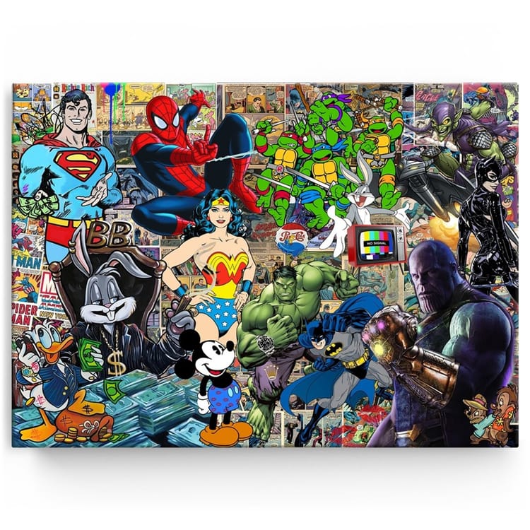 Artmazing Leinwandbild Childhood Reloaded