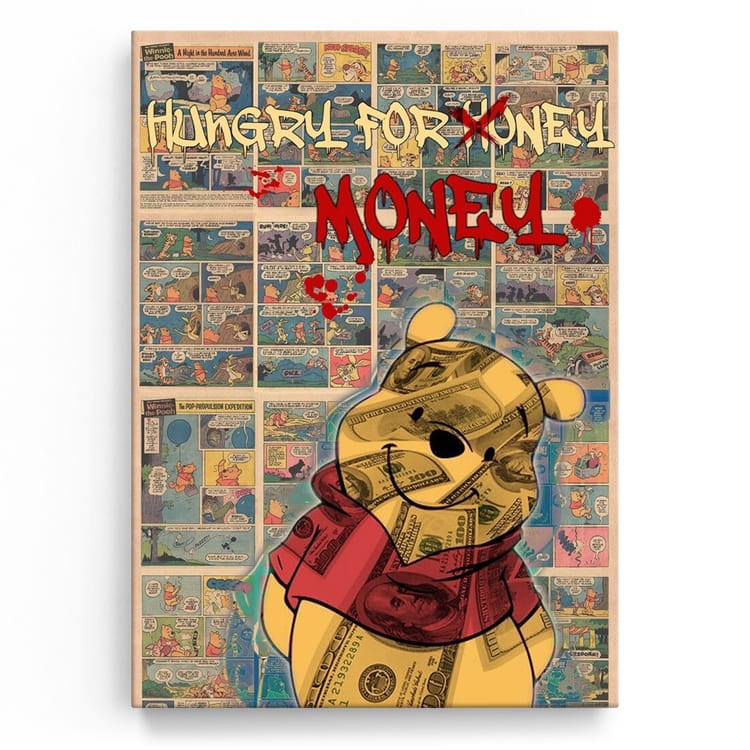 Artmazing Leinwandbild Pooh