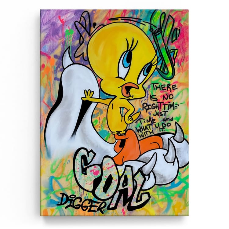 Artmazing Leinwandbild Goal Digger